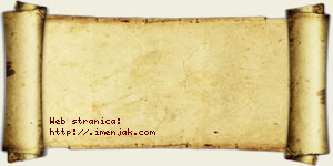 Andrijana Bećković vizit kartica